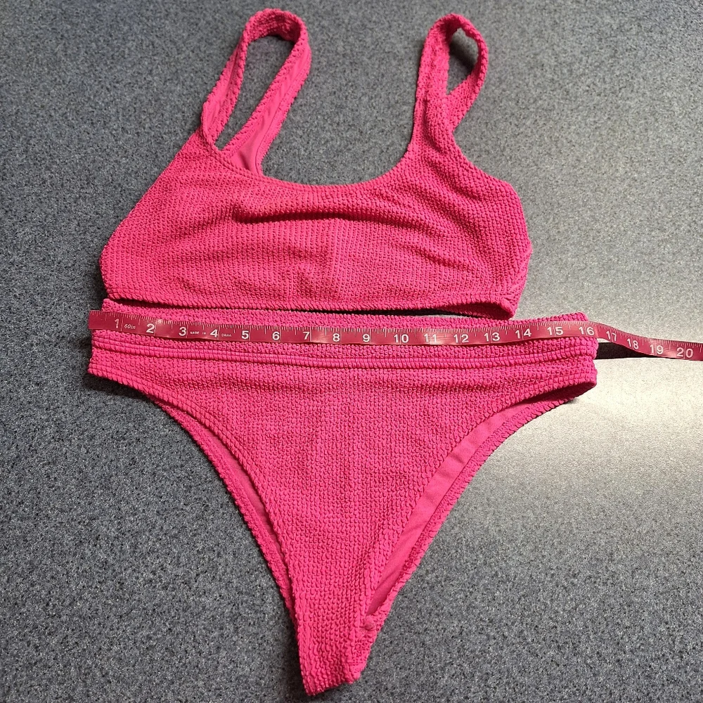 Billabong "Pink Punch" Summer High Waist Bikini, Size Medium, L59818 - Picture 6 of 11
